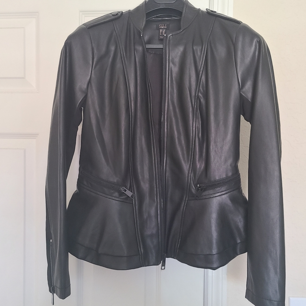 GILI Faux Leather Jacket
